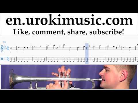 How to Play Trumpet Ozuna - Dile Que Tu Me Quieres Tabs Part#1 exercises, scales um-i352