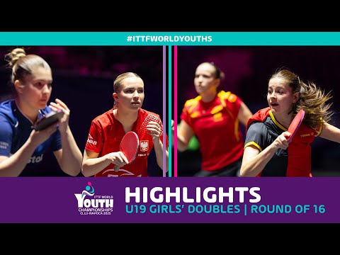 Holda/Sferlea vs Massart/Berzosa | U19 GD - R16 | #ITTFWorldYouths 2025