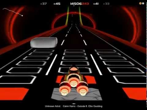 Outside BY Calvin Harris - audiosurf