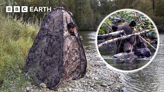 Fishing Interrupted By 'Huge, HUGE' Brown Bear | Fishing Impossible | The Travel Edit