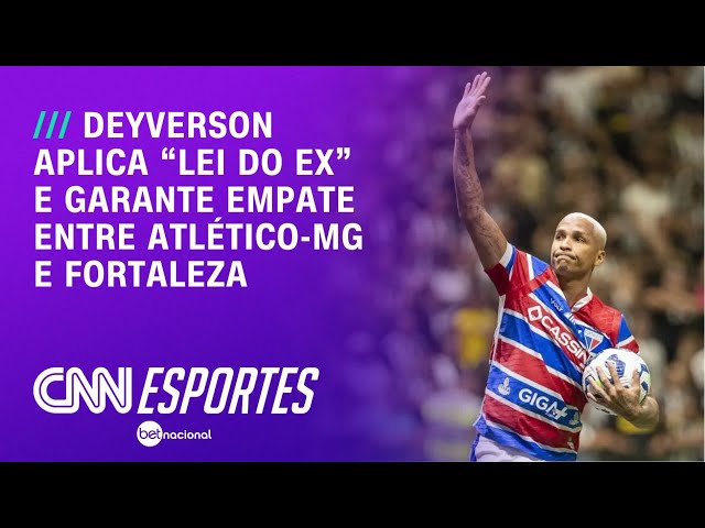 "Lei do ex" em empate entre Atlético-MG e Fortaleza | CNN NOVO DIA