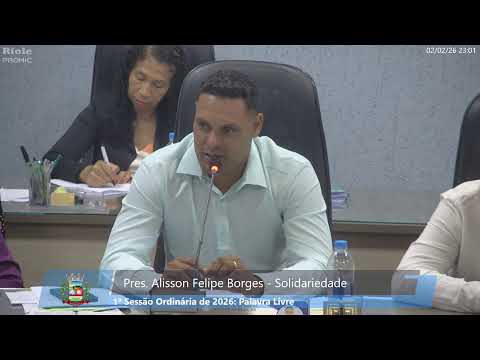 1ª e 2ª SESSÃO ORDINÁRIA DE 2026 - CÂMARA MUNICIPAL DE WENCESLAU BRAZ/PR