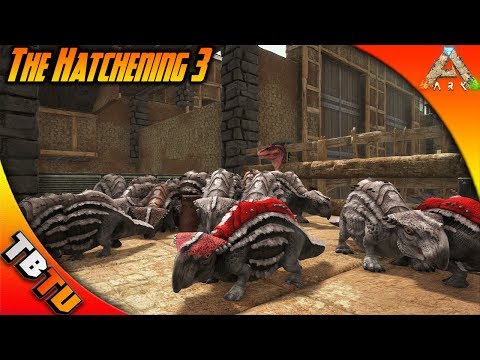 THE HATCHENING 3! MASS MORELLATOPS BREEDING AND MUTATIONS! Ark Survival Scorched Earth