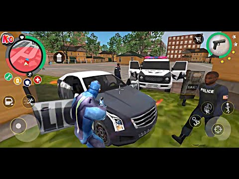 Rope Hero Vice Town Vs Police  SWAT - New Update Android\IOS GamePlay