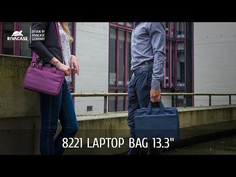 Rivacase Central 8221 krepšys nešiojamam kompiuteriui iki 13,3" (mėlynas) video
