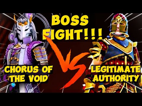 Chorus of the Void vs NEW Legitimate Authority LEVEL 6 BOSS!!! | Shadow Fight 3