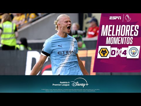 Gols e lances de Wolverhampton x Manchester City