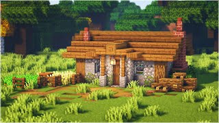 Minecraft Tutorial: How to Build a Cobblestone House