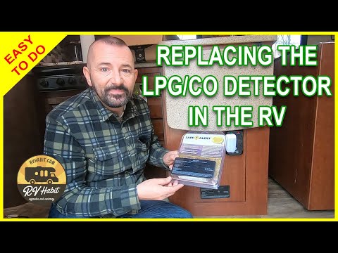 Replacing The LP Gas / CO Detector In The RV – How To Replace Propane and Carbon Monoxide Detector