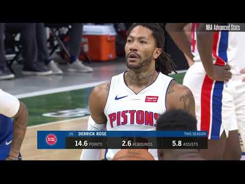 Derrick Rose Full Play against Milwaukee Bucks (24 PTS, 2 REB, 8 AST)