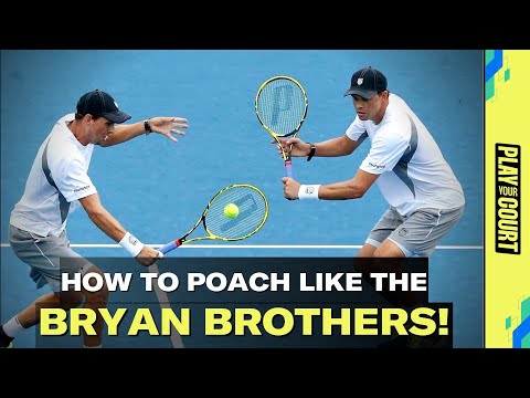 Dominate The Net In Doubles With This Bryan Bros Poaching Tip