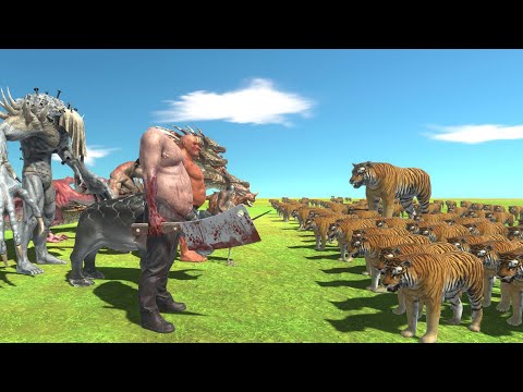 [ Tiger Challenge ] Infernals VS Fantasy - Animal Revolt Battle Simulator