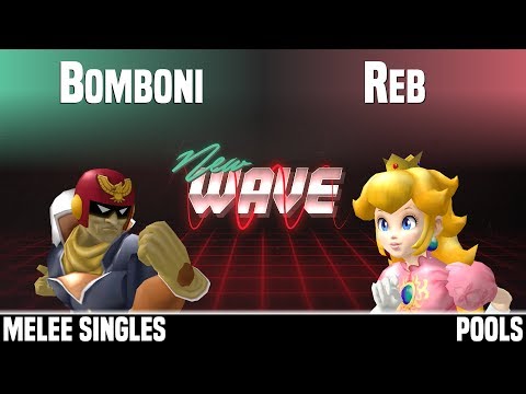 New Wave - Bomboni (Captain Falcon) vs Reb (Peach) - MELEE SINGLES - POOLS