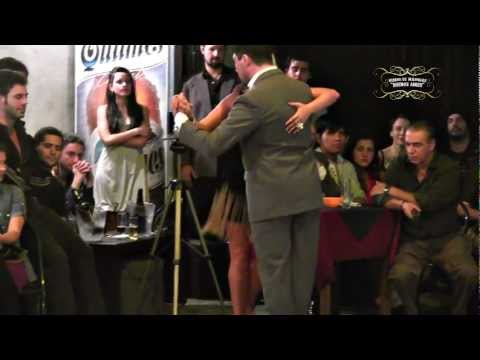  Diego Mohammad  and  Yanina Erramouspe  are  dancing  to  the  tango  "  Patotero Sentimental  "  by  Carlos di Sarli