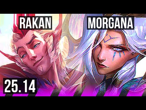 RAKAN & Yunara vs MORGANA & Zeri (SUP) | 1/4/24 | KR Grandmaster | 25.14