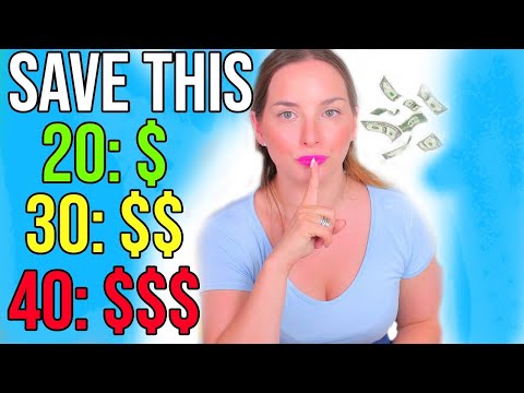 QUANTI SOLDI DOVRESTI risparmiare (somma per età) | How much money you should save (amount by age)