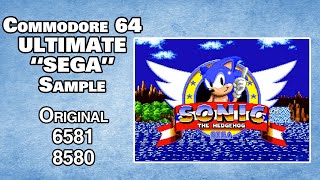 Commodore 64 Ultimate "SEGA" Sample: Original vs 6581 vs 8580 SID Chips