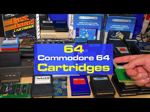 64 Commodore 64 Cartridges: Expansions, Interfaces, Utilities, Games