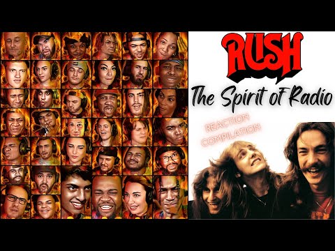 REACTION COMPILATION | Rush - The Spirit of Radio | First Time Hearing Montage (DESCRIPTION)