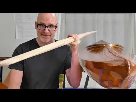 The 2 dollar, 2 hour Greenland Paddle Build. Time Lapse.