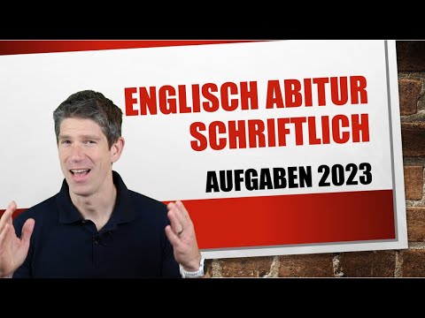 Schriftliches Abitur Englisch 2023 (u.a. NRW) - Das kam dran!