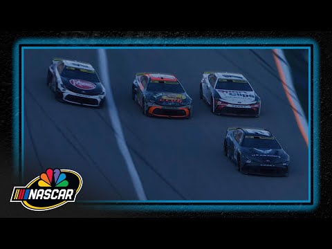NASCAR Cup playoffs at Kansas provide WHITE-KNUCKLE overtime finish | Motorsports on NBC