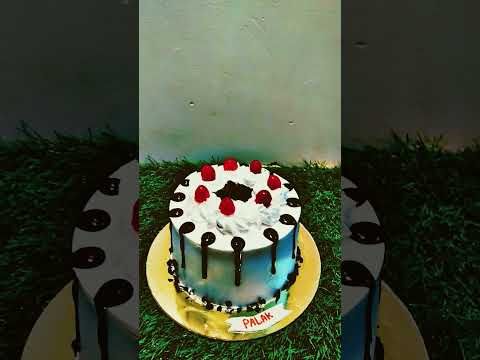 Chocolate cake decorating tutorial for beginners # new song # Krutika's Kitchen...