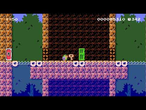 Super Mario Maker 2 Level Showcase: Water Temple (Blind)