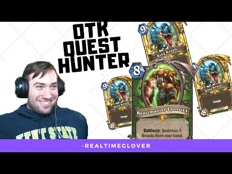 [Hearthstone] Crazy OTK Quest Hunter Lethal - Ashes of Outland