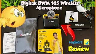 Digitek DWM 105 Wireless Microphone ✅ | Best Vlog Mic Unboxing  | DIGITEK®