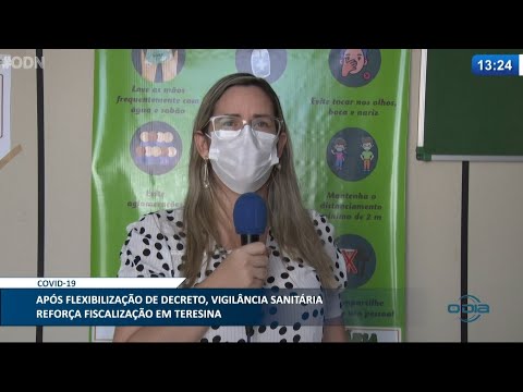 Vigilância Sanitária reforça fiscalização em Teresina após flexibilização de Decreto 18 05 2