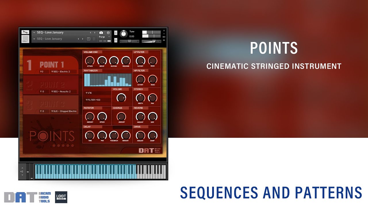 POINTS // Cinematic Sample Library // Kontakt // Sequences and Patterns // Dream Audio Tools
