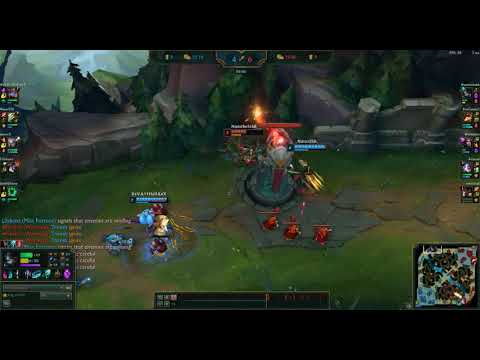 Akali vs Poppy & Yi Top tower