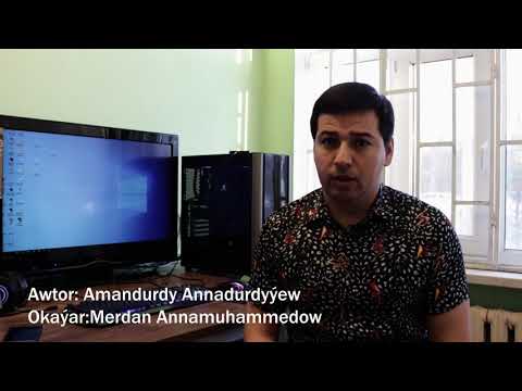 "Söýgi ýok" diýýän bar...awtor:Amandurdy Annadurdyýew, okaýar:Merdan Annamuhammedow 2020 Söýgi hakda