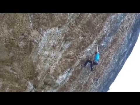 Anak Verhoeven climbs Era Vella-9a in Margalef (2015)