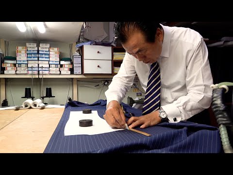 Process of Making Handmade Tailored Suits by Korean...