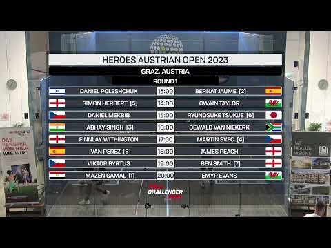 REPLAY | Rd2 | Heroes Austrian Open 2023 | Rd2