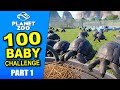 Can we beat 100 BABY CHALLENGE in Planet Zoo!? Ep 1