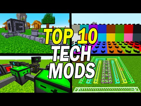 Top 10 Minecraft Technology Mods To Play (Factory, Machines, Automation)