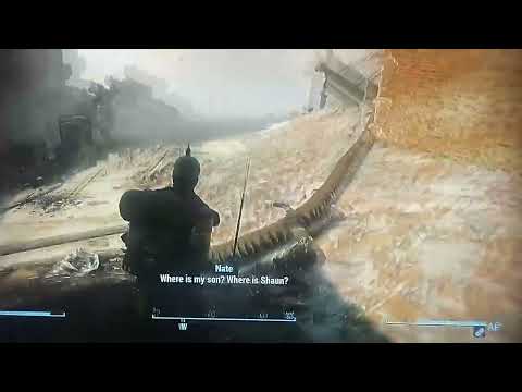 me playing fallout 4 but Nate has PTSD (mental health system mod)