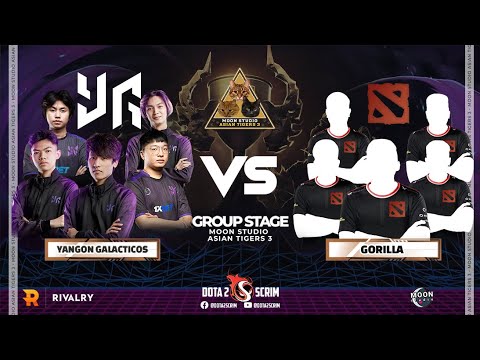 Yangon Galacticos vs Gorilla - Moon Studio Asian Tigers 3 - Group Stage - BO2