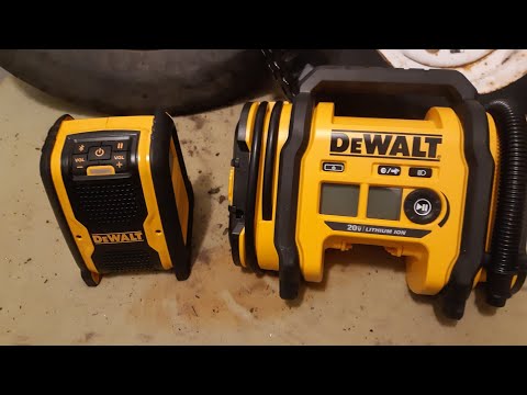 DEWALT 20V INFLATER & BLUETOOTH SPEAKER TEST&REVIEW
