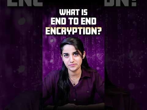 What Is End-to-End Encryption? | End-to-End Encryption Explained For Beginners | Intellipaat #shorts
