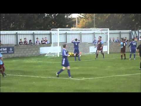 Luke Waterfall's goal for Scunthorpe against Winterton - July 2014