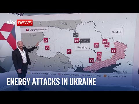 Russia steps up attacks on energy facilities with Ukraine 'vulnerable' without stronger air defences