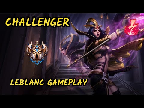 SKT T1 Faker (LEBLANC) vs KARMA - MID CHALLENGER GAMEPLAY - KR