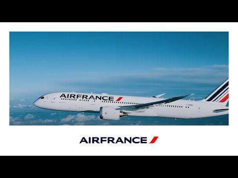 In-flight images of the Air France Boeing 787 Dreamliner