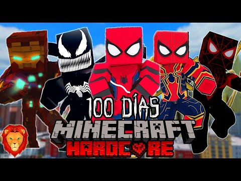 León Picarón: 100 Days as SPIDERMAN in Minecraft - The Unbelievable Outcome!