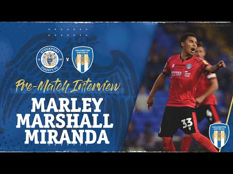 Interview | Marley Marshall Miranda Pre Stockport County