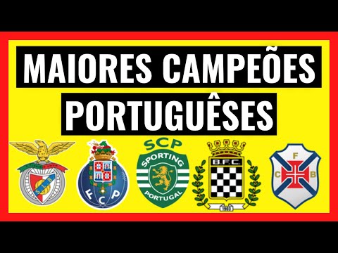 Maiores CAMPEÕES do Campeonato Português